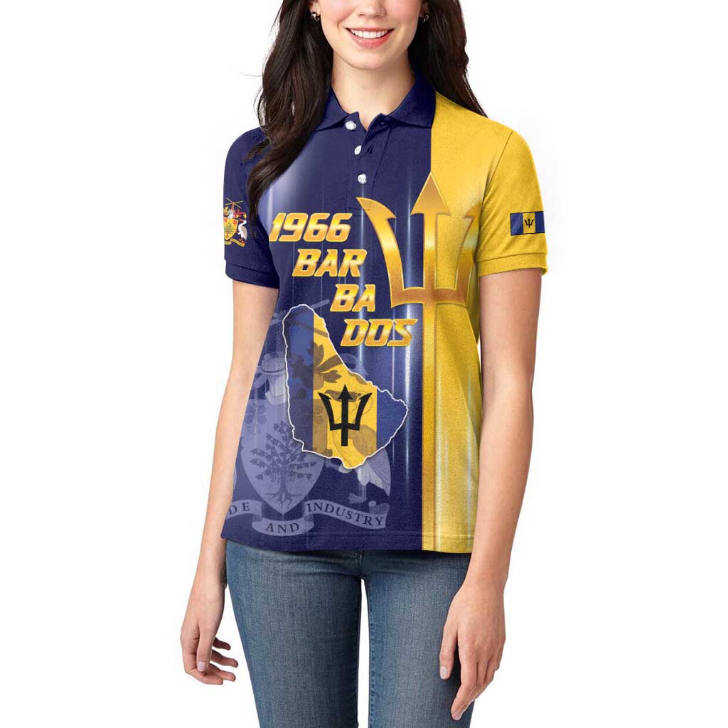 Barbados Independence Day Women Polo Shirt Proud To Be Barbadian - Wonder Print Shop