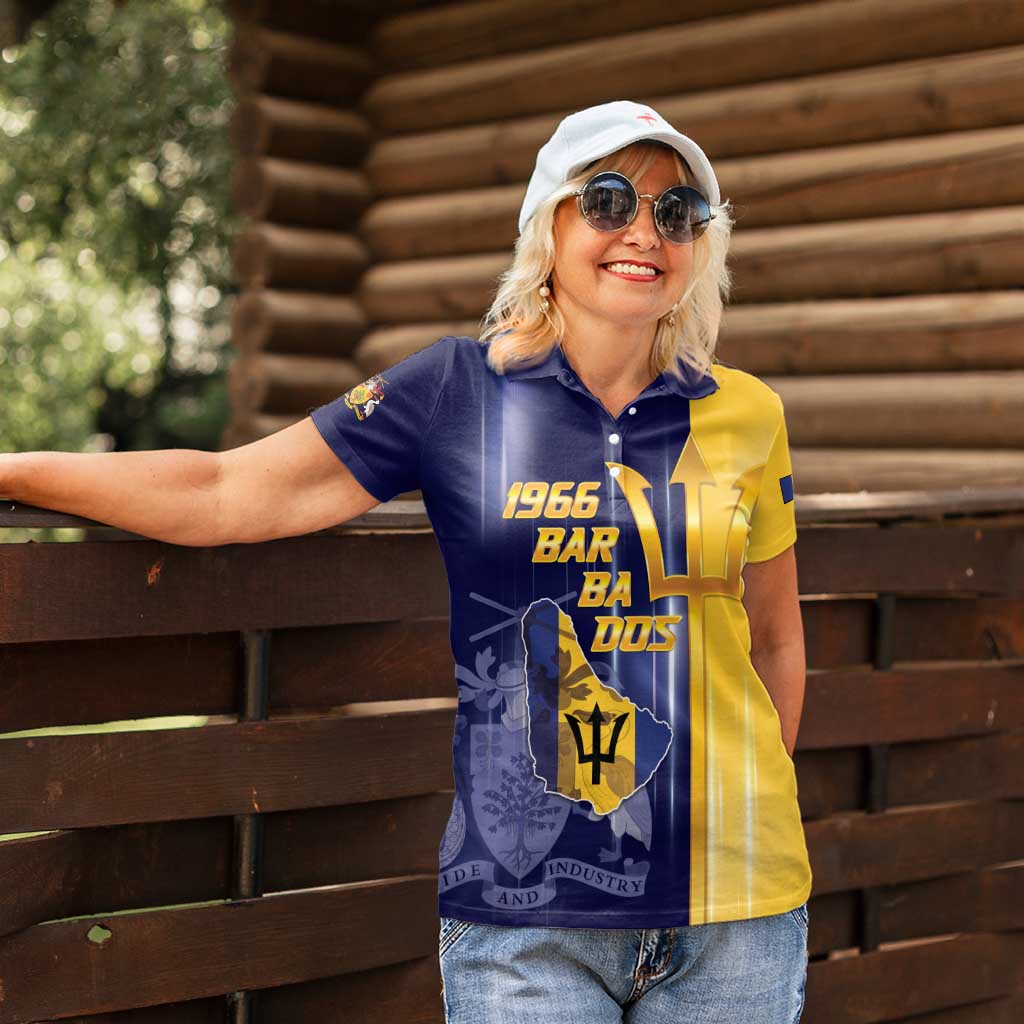 Barbados Independence Day Women Polo Shirt Proud To Be Barbadian - Wonder Print Shop