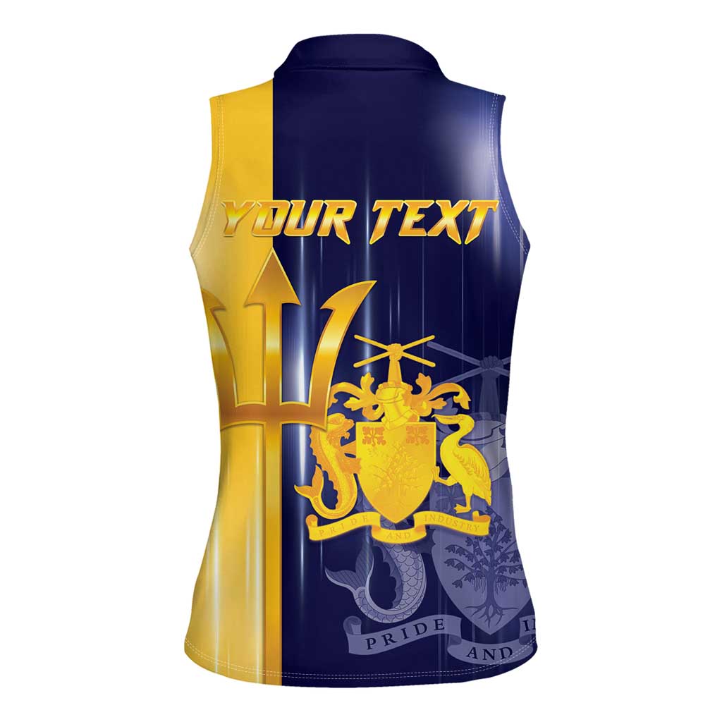 Barbados Independence Day Women Sleeveless Polo Shirt Proud To Be Barbadian - Wonder Print Shop