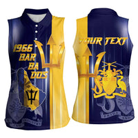 Barbados Independence Day Women Sleeveless Polo Shirt Proud To Be Barbadian - Wonder Print Shop
