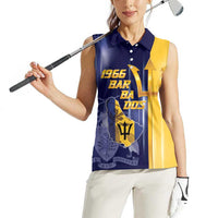 Barbados Independence Day Women Sleeveless Polo Shirt Proud To Be Barbadian - Wonder Print Shop