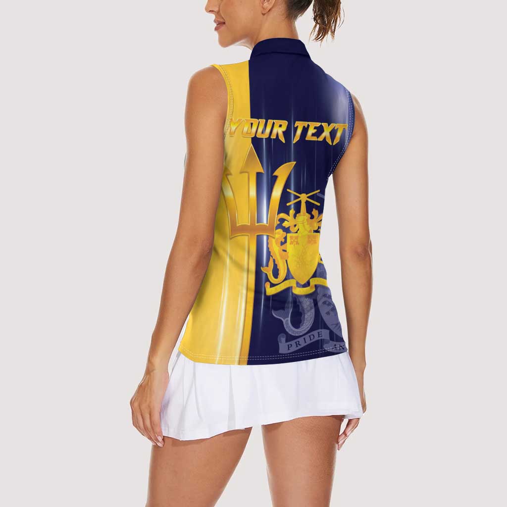 Barbados Independence Day Women Sleeveless Polo Shirt Proud To Be Barbadian - Wonder Print Shop