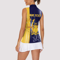 Barbados Independence Day Women Sleeveless Polo Shirt Proud To Be Barbadian - Wonder Print Shop