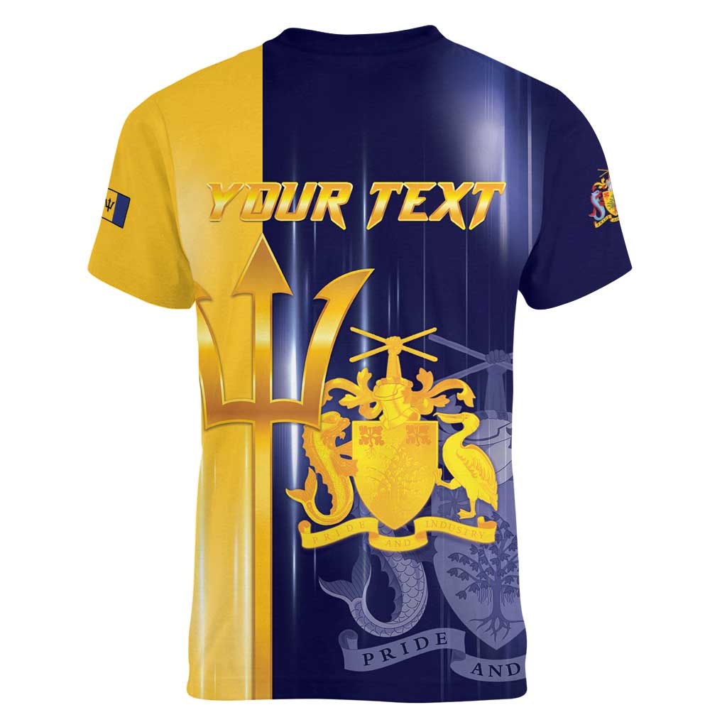 Barbados Independence Day Women V-Neck T-Shirt Proud To Be Barbadian - Wonder Print Shop