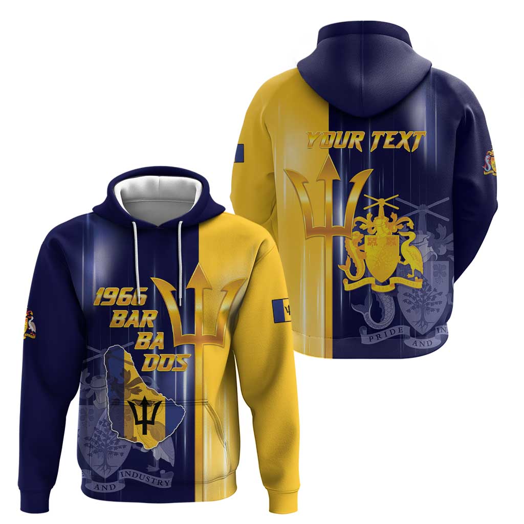 Barbados Independence Day Zip Hoodie Proud To Be Barbadian - Wonder Print Shop