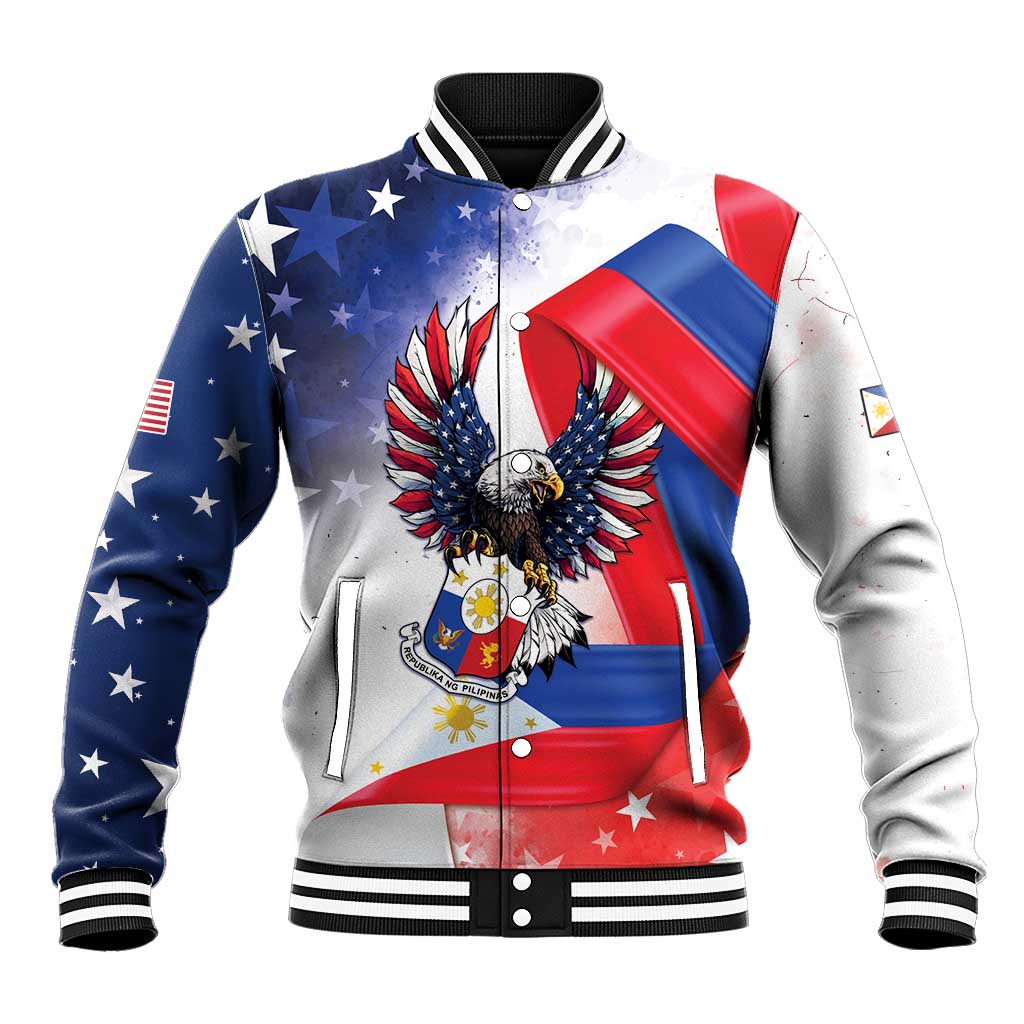 Filipino American History Month Baseball Jacket Philippines Proud Of My Roots - Wonder Print Shop