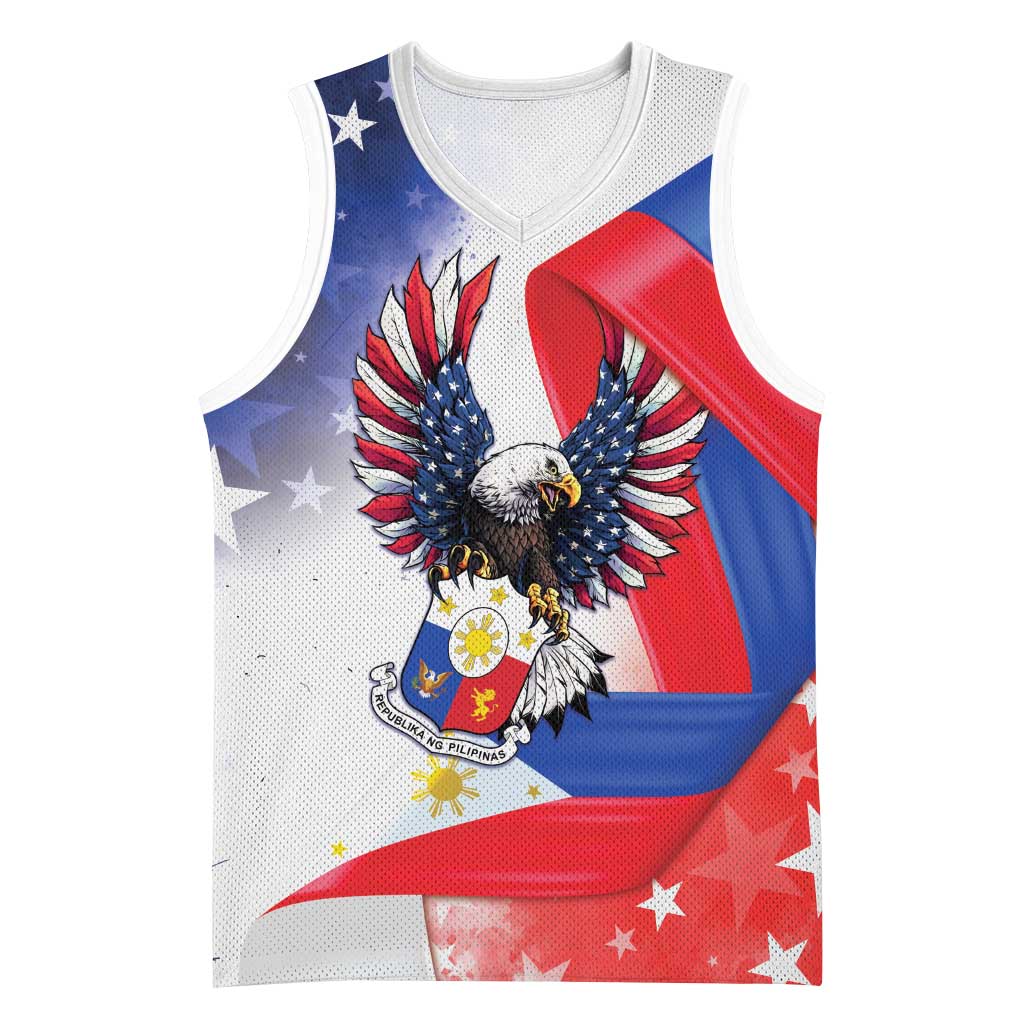 Filipino American History Month Basketball Jersey Philippines Proud Of My Roots - Wonder Print Shop