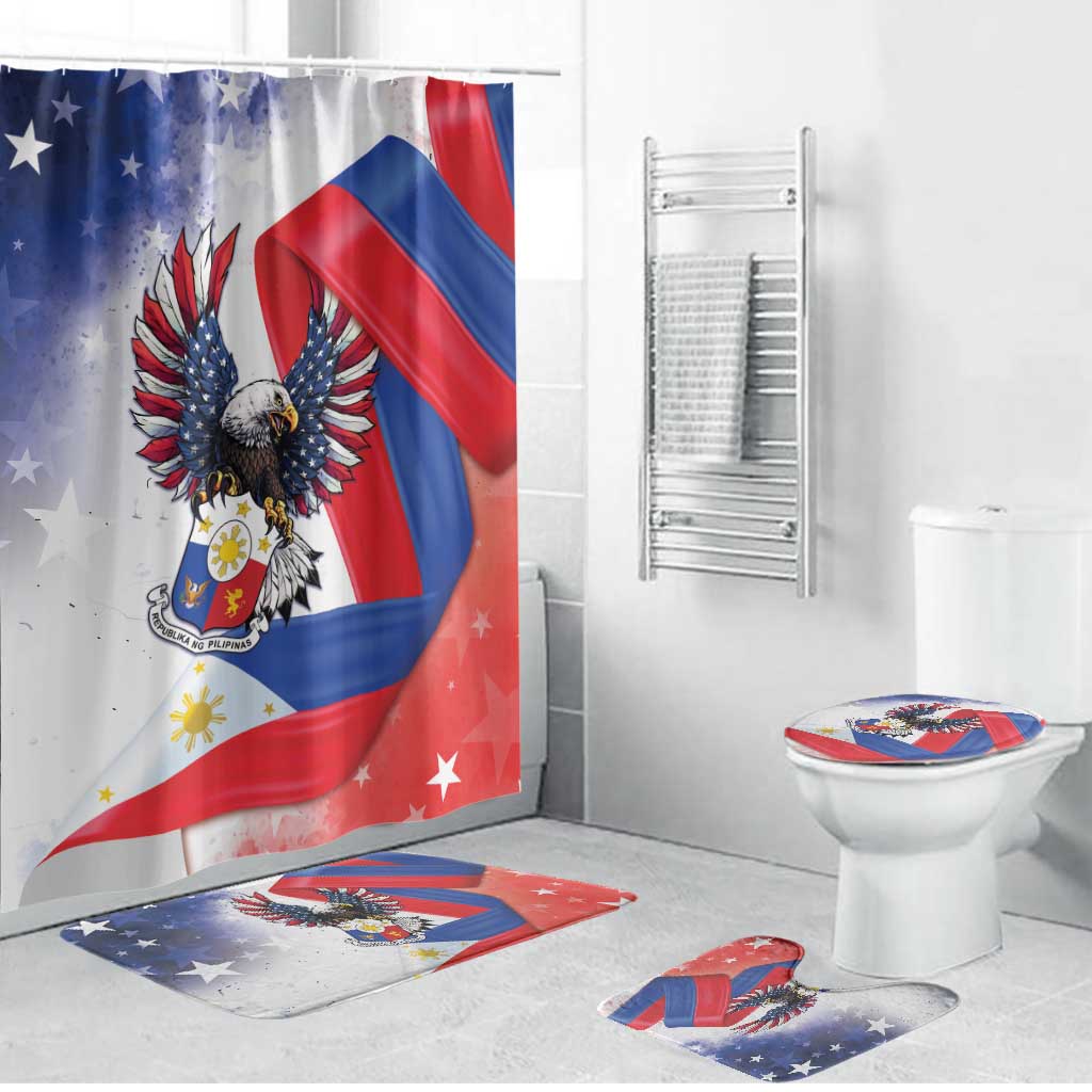 Filipino American History Month Bathroom Set Philippines Proud Of My Roots - Wonder Print Shop