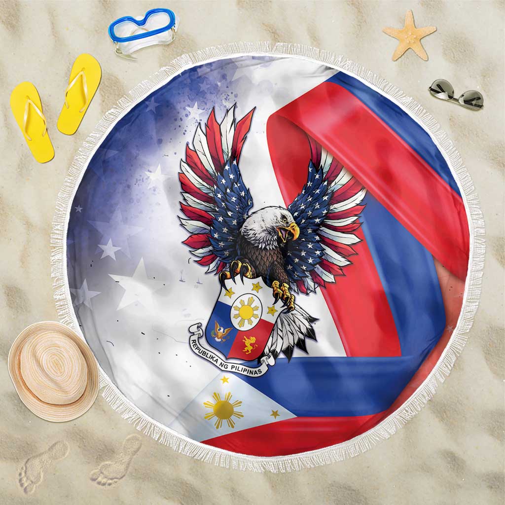 Filipino American History Month Beach Blanket Philippines Proud Of My Roots - Wonder Print Shop