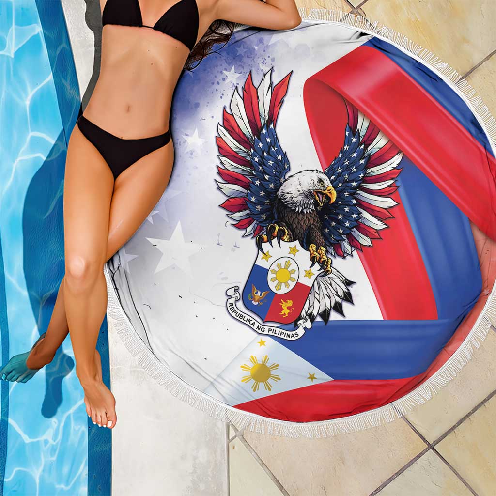 Filipino American History Month Beach Blanket Philippines Proud Of My Roots - Wonder Print Shop
