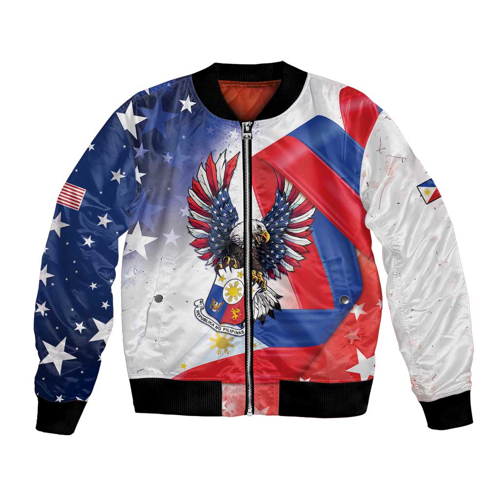 Filipino American History Month Bomber Jacket Philippines Proud Of My Roots - Wonder Print Shop