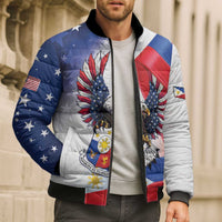 Filipino American History Month Bomber Puffer Jacket Philippines Proud Of My Roots - Wonder Print Shop