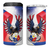 Filipino American History Month 4 in 1 Can Cooler Tumbler Philippines Proud Of My Roots - Wonder Print Shop