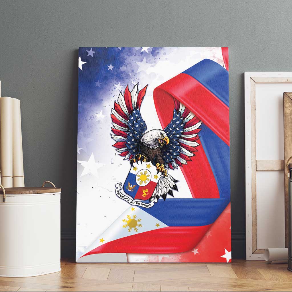 Filipino American History Month Canvas Wall Art Philippines Proud Of My Roots - Wonder Print Shop