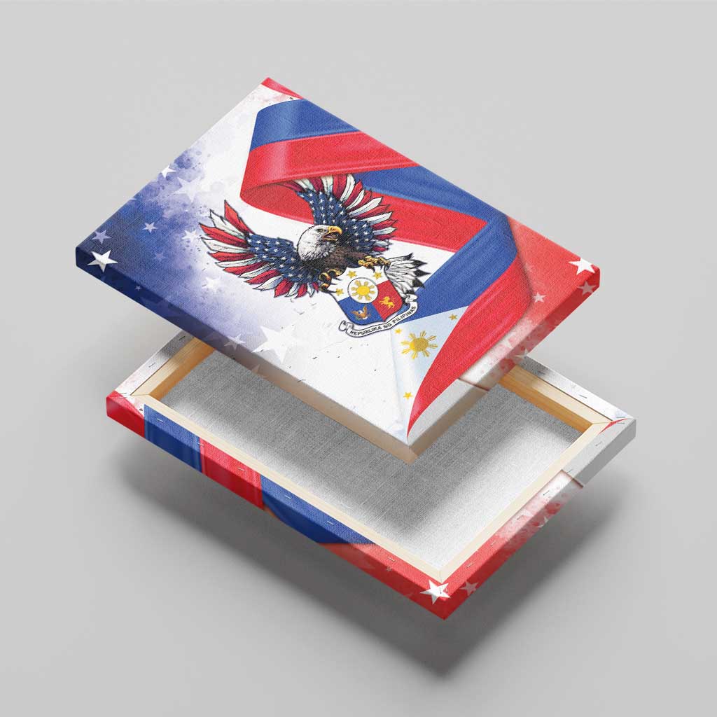 Filipino American History Month Canvas Wall Art Philippines Proud Of My Roots - Wonder Print Shop