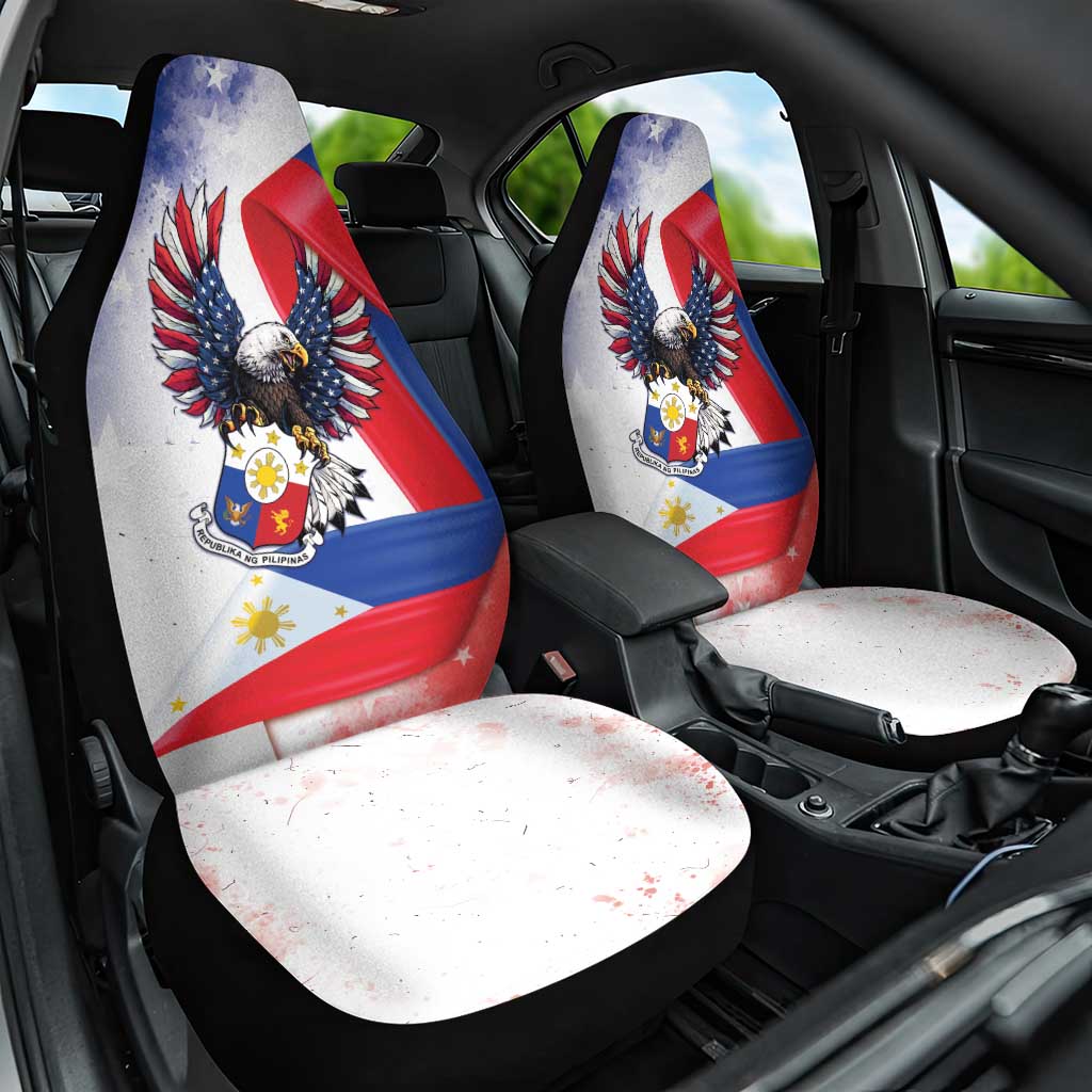 Filipino American History Month Car Seat Cover Philippines Proud Of My Roots - Wonder Print Shop