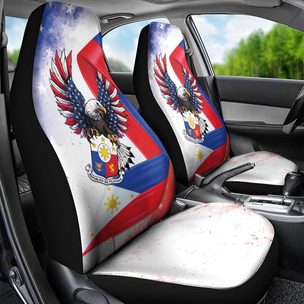 Filipino American History Month Car Seat Cover Philippines Proud Of My Roots - Wonder Print Shop