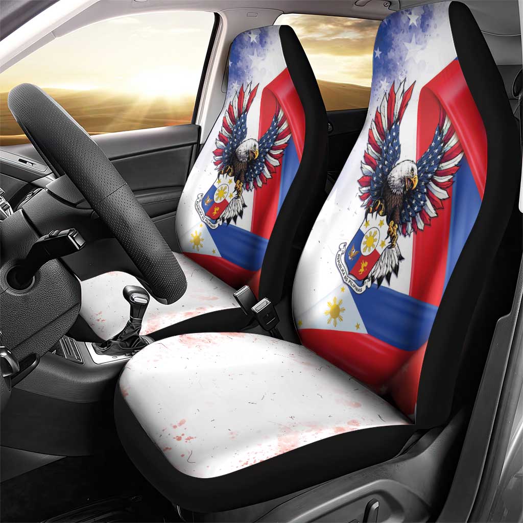 Filipino American History Month Car Seat Cover Philippines Proud Of My Roots - Wonder Print Shop
