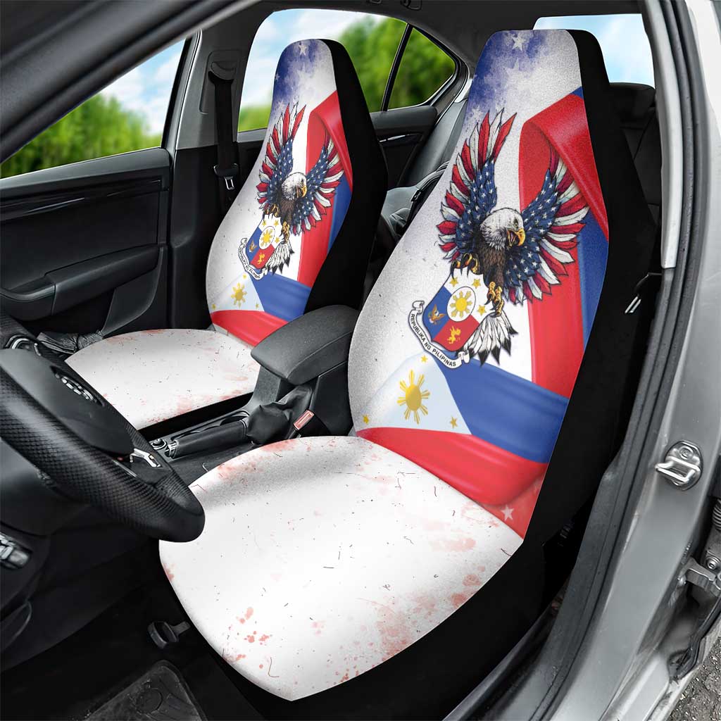 Filipino American History Month Car Seat Cover Philippines Proud Of My Roots - Wonder Print Shop