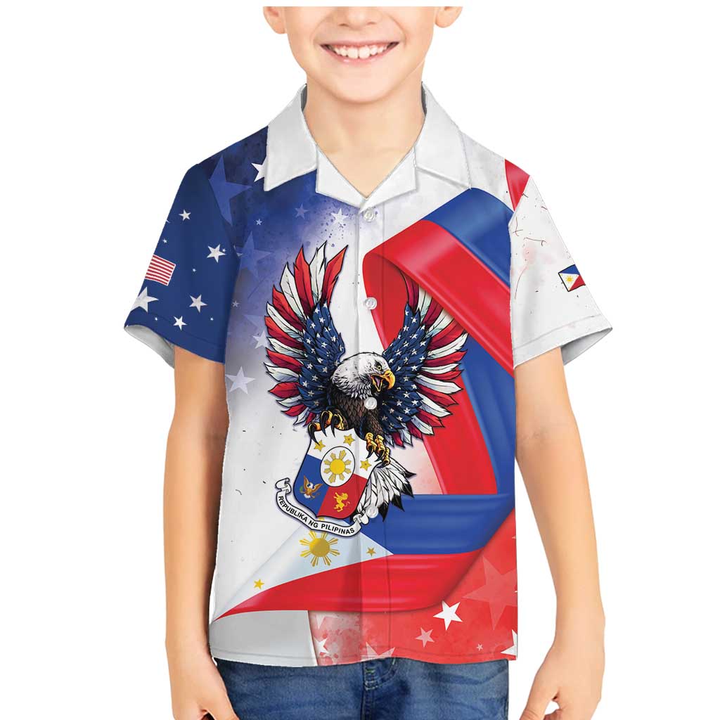 Filipino American History Month Family Matching Mermaid Dress and Hawaiian Shirt Philippines Proud Of My Roots - Wonder Print Shop