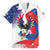 Filipino American History Month Family Matching Off The Shoulder Long Sleeve Dress and Hawaiian Shirt Philippines Proud Of My Roots - Wonder Print Shop