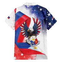 Filipino American History Month Family Matching Off The Shoulder Long Sleeve Dress and Hawaiian Shirt Philippines Proud Of My Roots - Wonder Print Shop