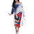 Filipino American History Month Family Matching Off The Shoulder Long Sleeve Dress and Hawaiian Shirt Philippines Proud Of My Roots - Wonder Print Shop