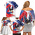 Filipino American History Month Family Matching Off Shoulder Short Dress and Hawaiian Shirt Philippines Proud Of My Roots - Wonder Print Shop