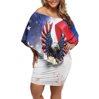 Filipino American History Month Family Matching Off Shoulder Short Dress and Hawaiian Shirt Philippines Proud Of My Roots - Wonder Print Shop