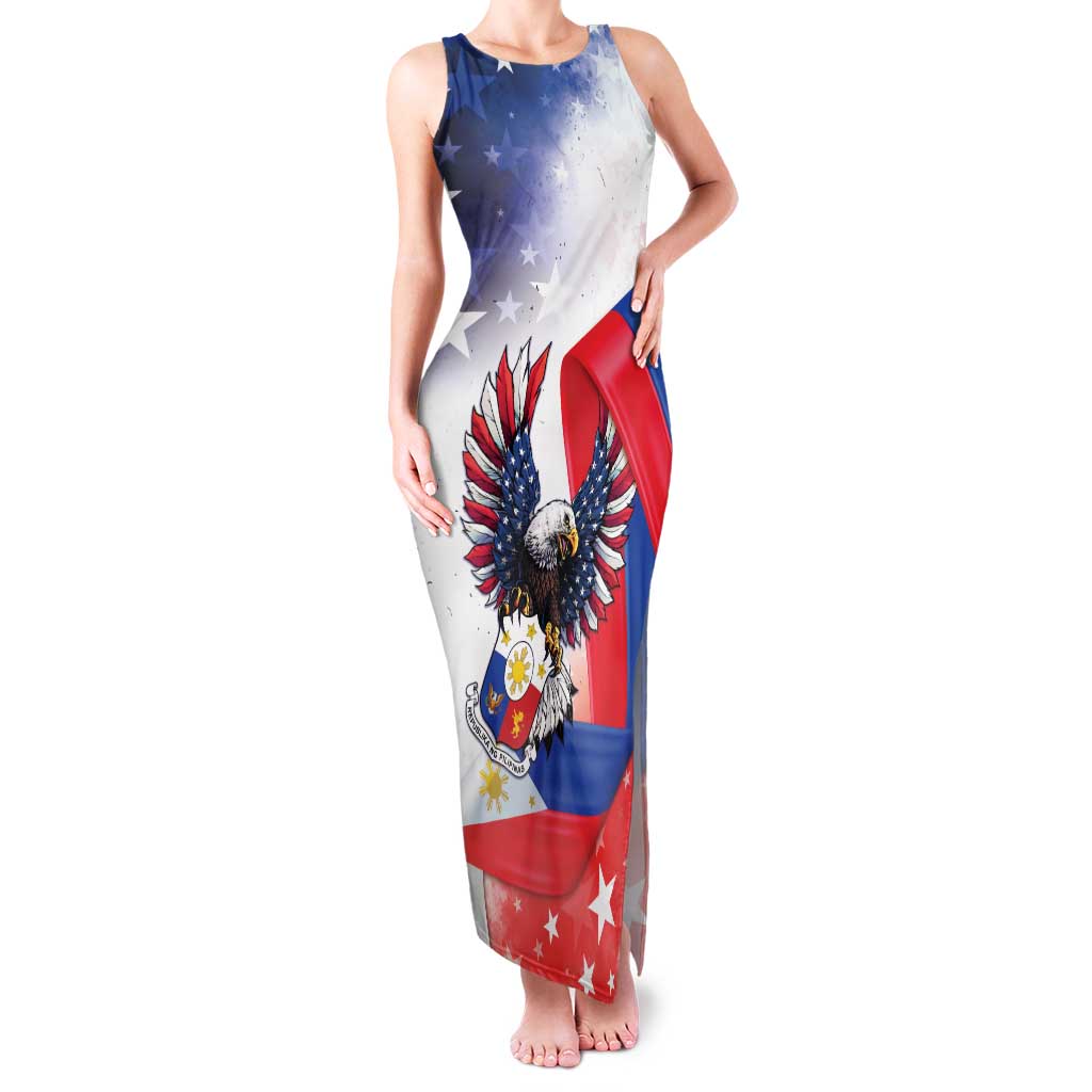 Filipino American History Month Family Matching Tank Maxi Dress and Hawaiian Shirt Philippines Proud Of My Roots - Wonder Print Shop