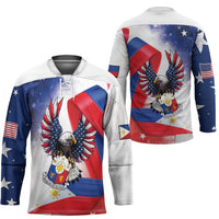 Filipino American History Month Hockey Jersey Philippines Proud Of My Roots - Wonder Print Shop