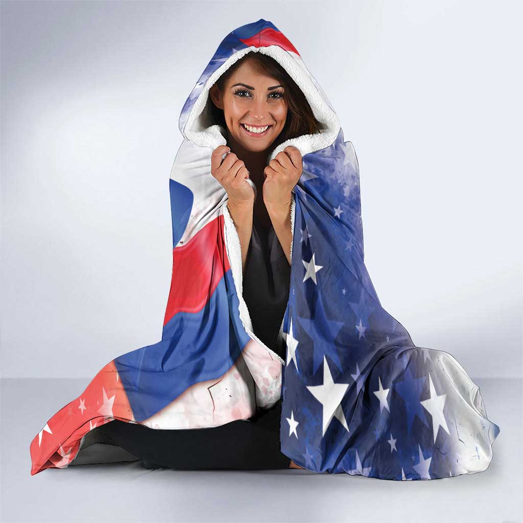 Filipino American History Month Hooded Blanket Philippines Proud Of My Roots - Wonder Print Shop
