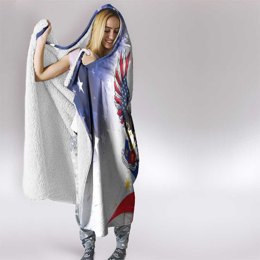 Filipino American History Month Hooded Blanket Philippines Proud Of My Roots - Wonder Print Shop