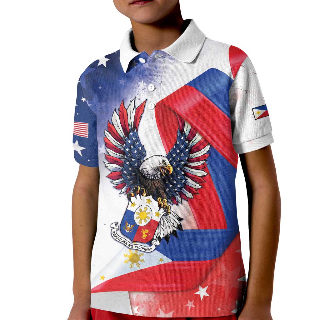 Filipino American History Month Kid Polo Shirt Philippines Proud Of My Roots - Wonder Print Shop