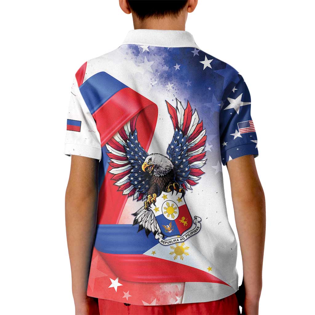 Filipino American History Month Kid Polo Shirt Philippines Proud Of My Roots - Wonder Print Shop