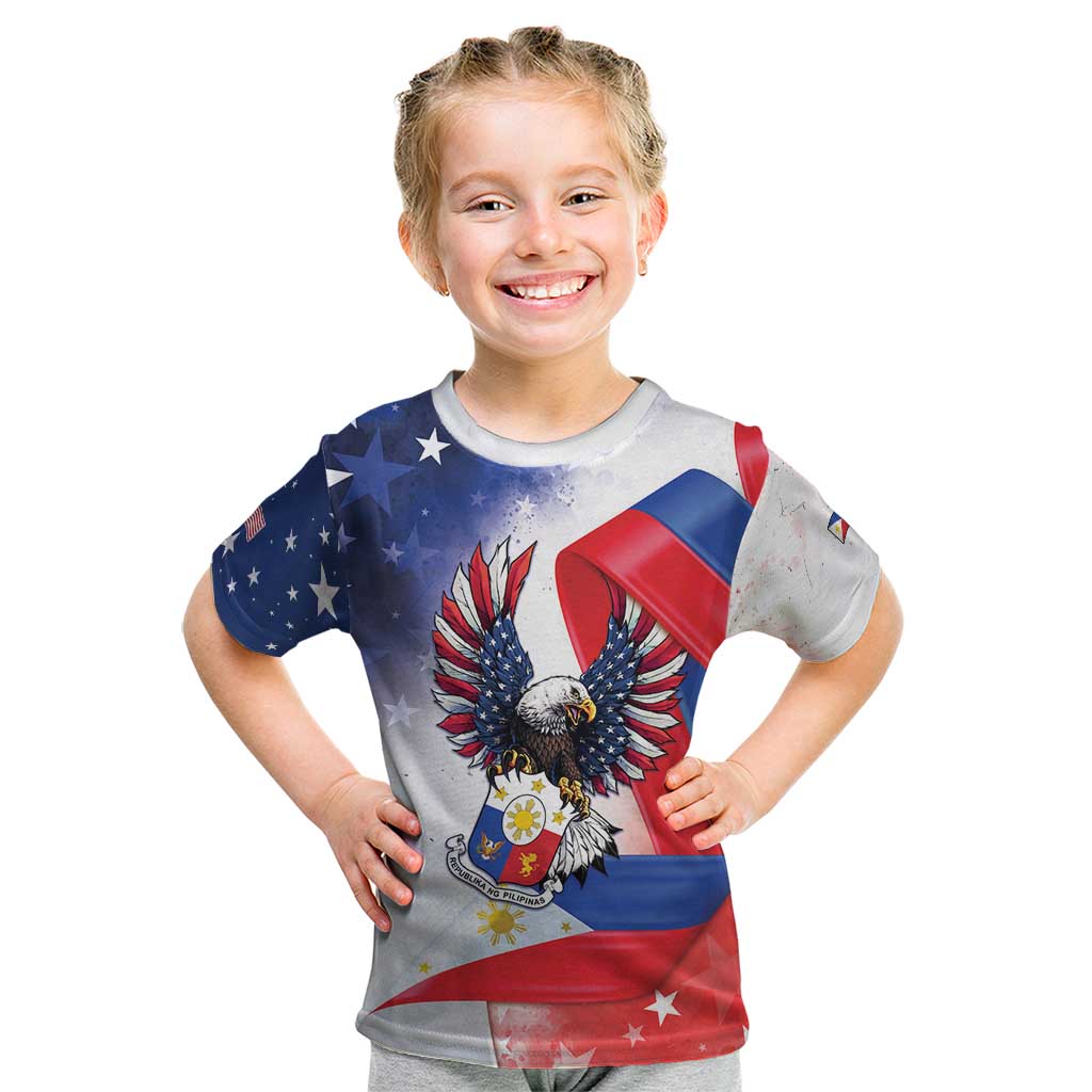 Filipino American History Month Kid T Shirt Philippines Proud Of My Roots - Wonder Print Shop