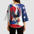 Filipino American History Month Kimono Sleeve Blouse Philippines Proud Of My Roots - Wonder Print Shop