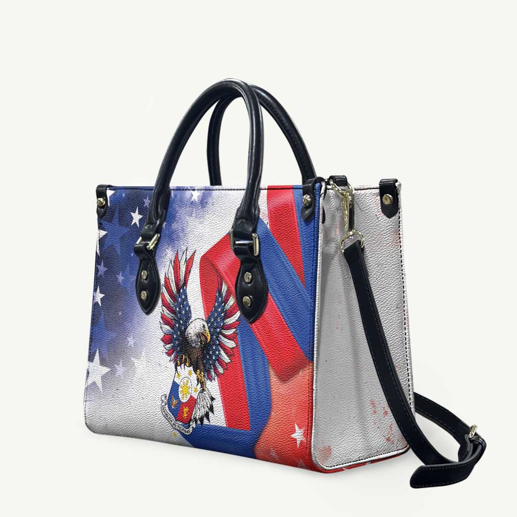 Filipino American History Month Leather Bag Philippines Proud Of My Roots - Wonder Print Shop