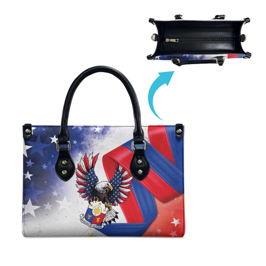 Filipino American History Month Leather Bag Philippines Proud Of My Roots - Wonder Print Shop