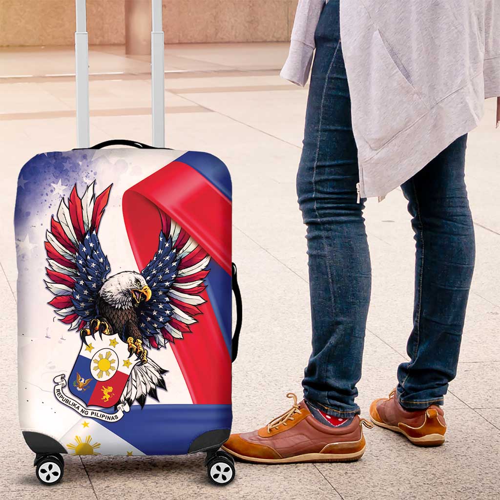 Filipino American History Month Luggage Cover Philippines Proud Of My Roots - Wonder Print Shop