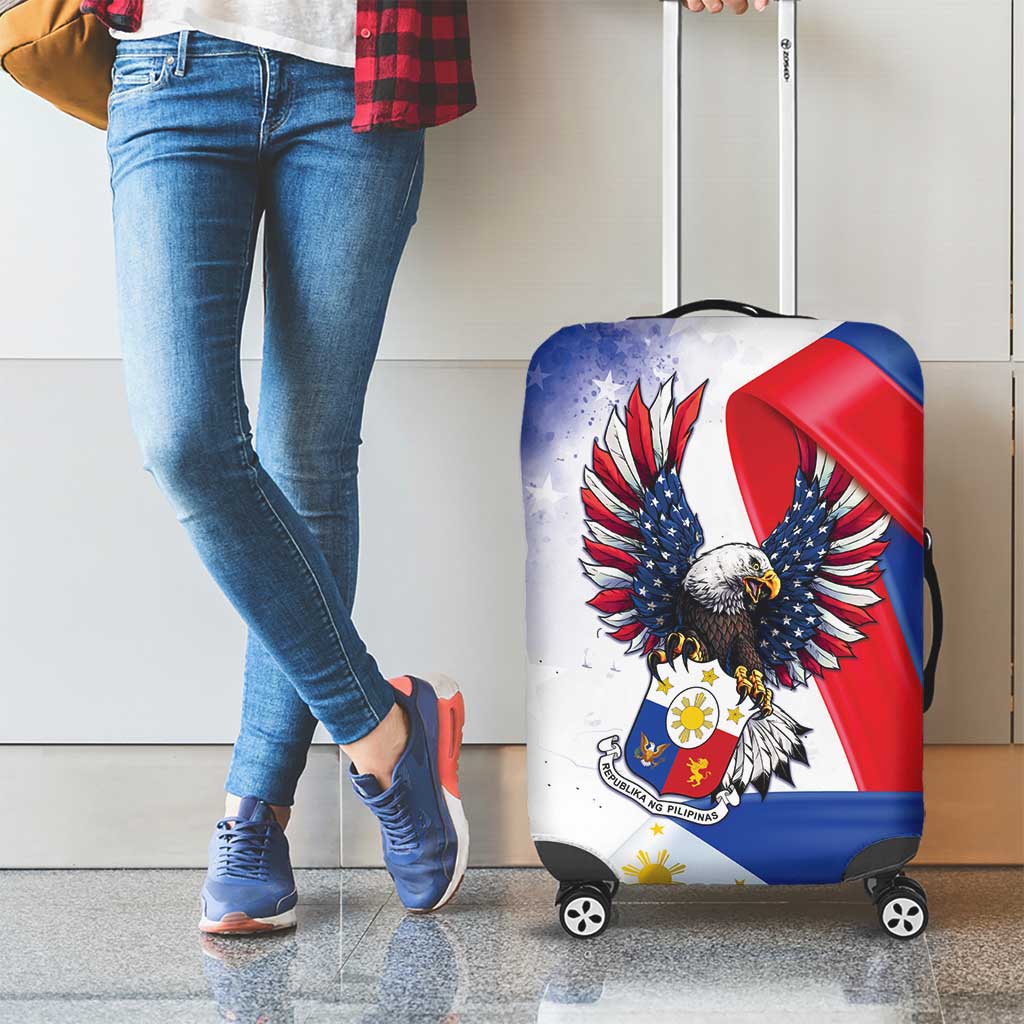 Filipino American History Month Luggage Cover Philippines Proud Of My Roots - Wonder Print Shop