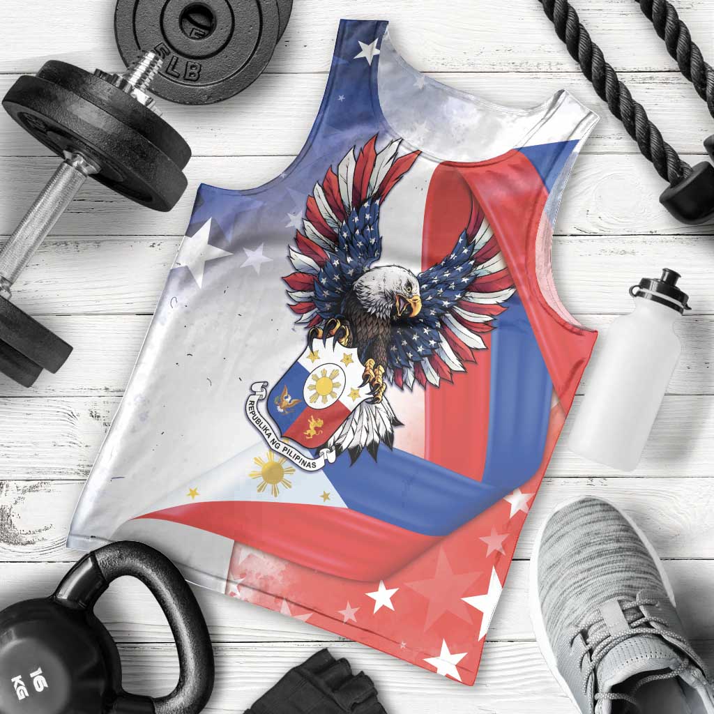 Filipino American History Month Men Tank Top Philippines Proud Of My Roots - Wonder Print Shop