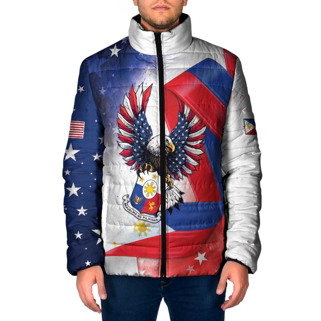 Filipino American History Month Padded Jacket Philippines Proud Of My Roots - Wonder Print Shop