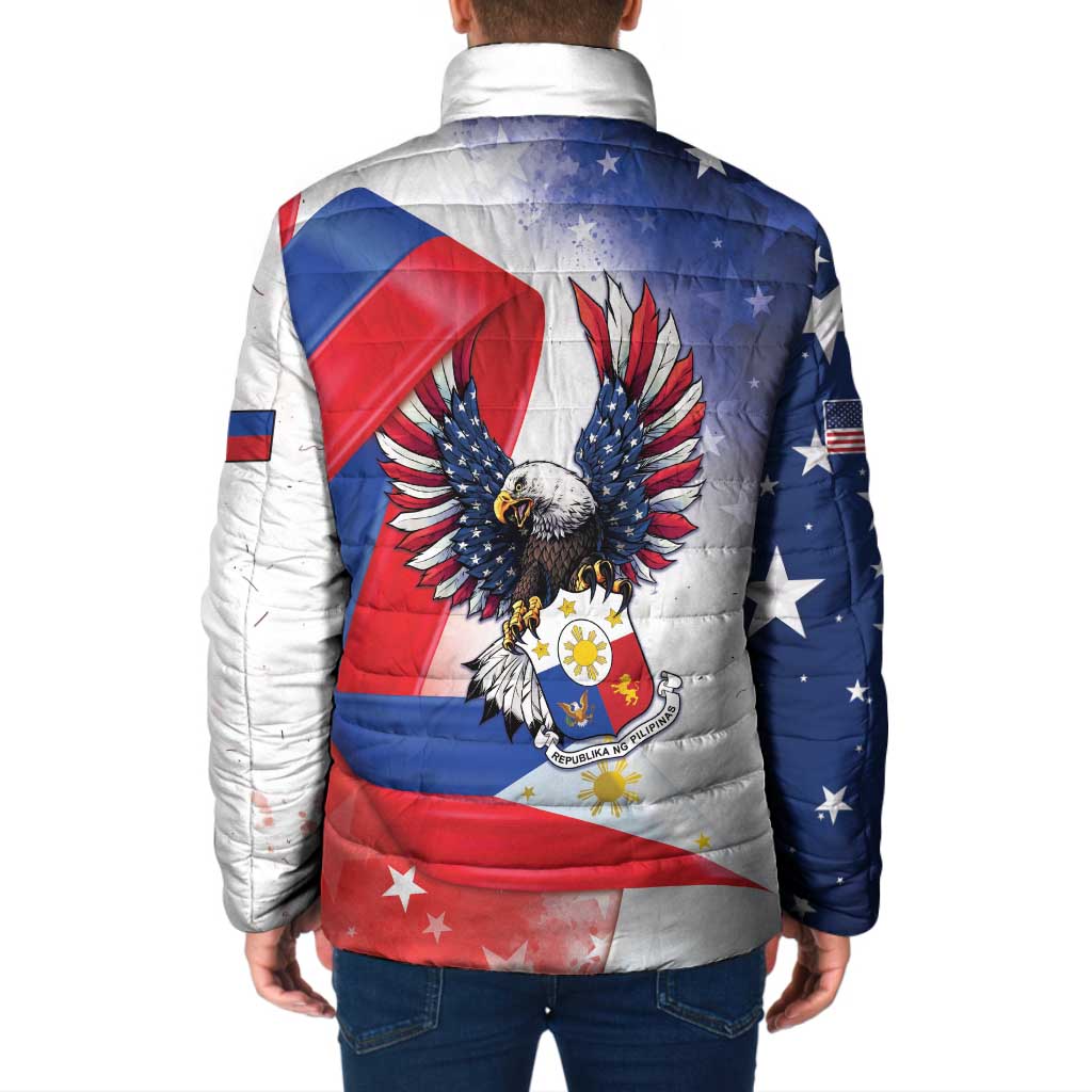 Filipino American History Month Padded Jacket Philippines Proud Of My Roots - Wonder Print Shop