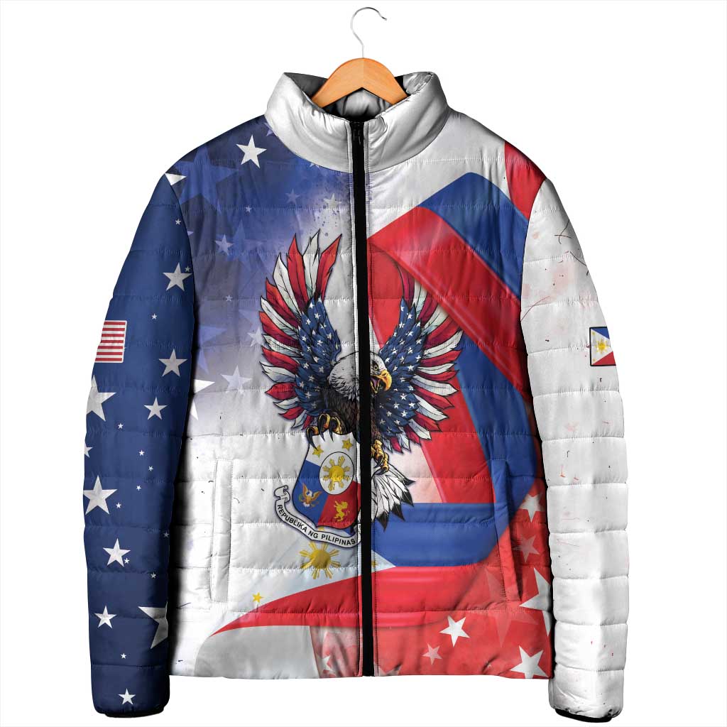 Filipino American History Month Padded Jacket Philippines Proud Of My Roots - Wonder Print Shop