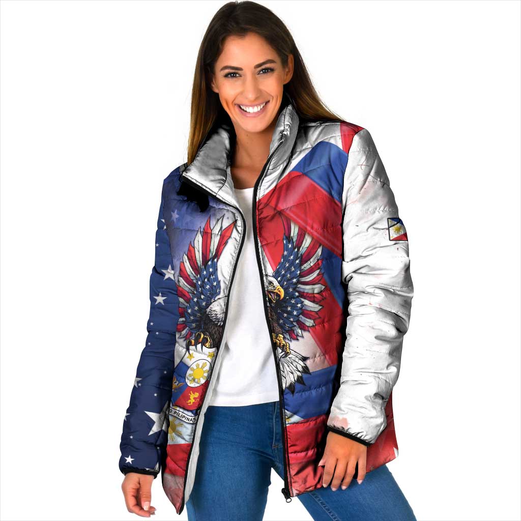 Filipino American History Month Padded Jacket Philippines Proud Of My Roots - Wonder Print Shop