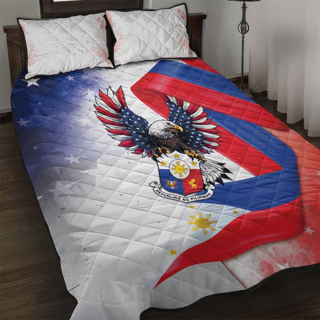 Filipino American History Month Quilt Bed Set Philippines Proud Of My Roots - Wonder Print Shop