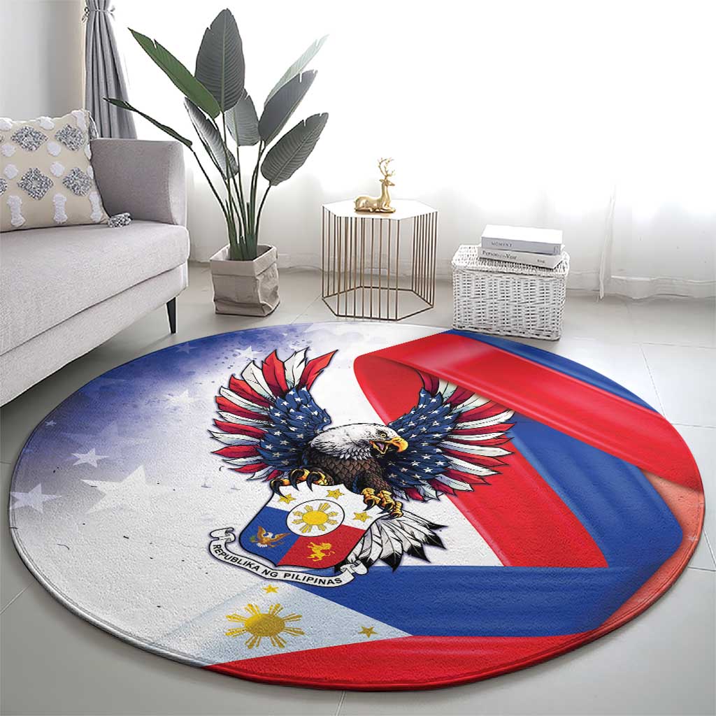 Filipino American History Month Round Carpet Philippines Proud Of My Roots - Wonder Print Shop