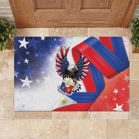Filipino American History Month Rubber Doormat Philippines Proud Of My Roots - Wonder Print Shop