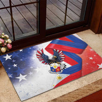 Filipino American History Month Rubber Doormat Philippines Proud Of My Roots - Wonder Print Shop